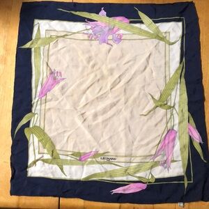 Vintage Leonard silk scarf made in Italy